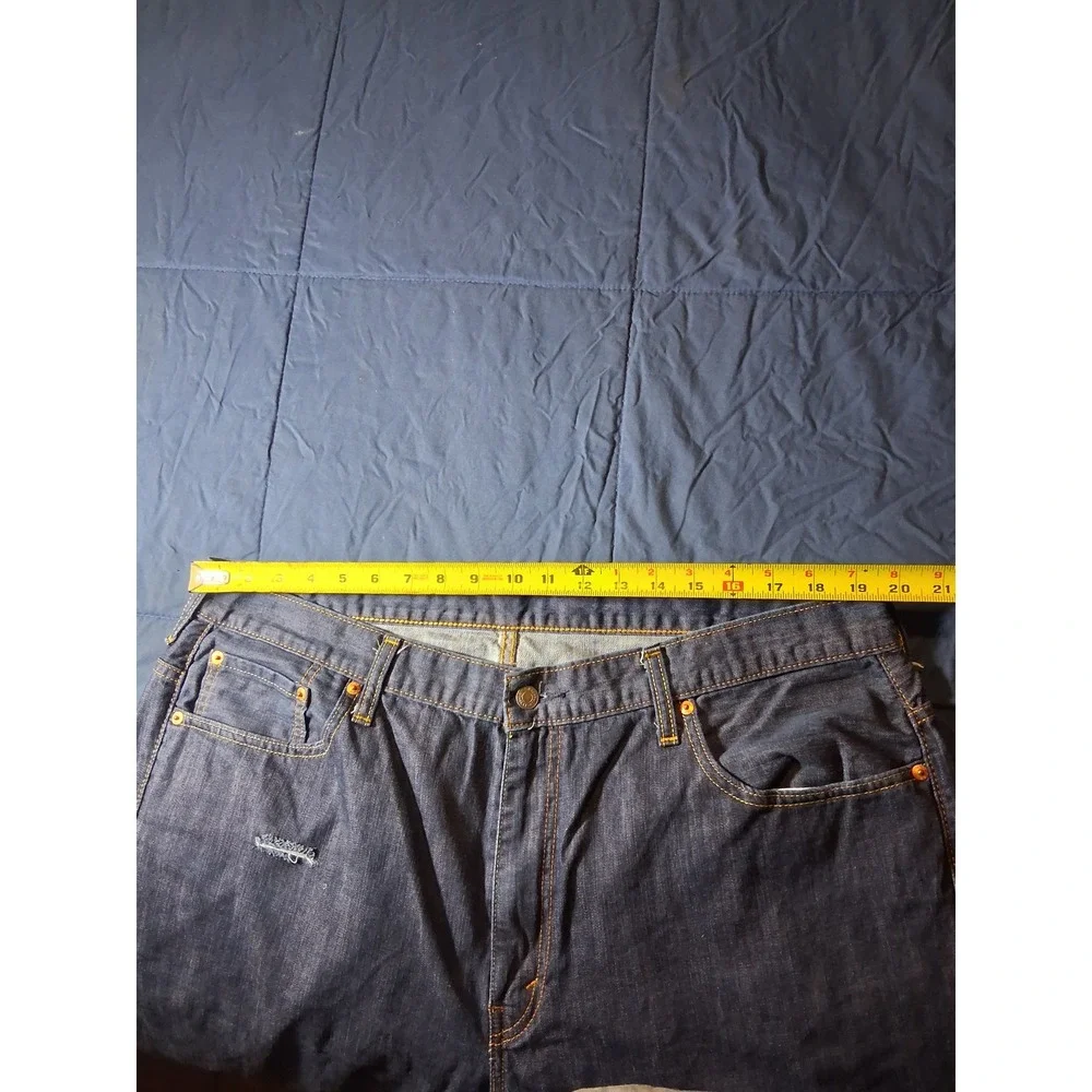 Levis 569 Loose Straight Fit Mens Jeans Dark‎ Wash Indigo W40 L32 00569-0127